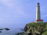 Canadas Tallest Lighthouse Cap-des-Rosiers, Gaspe Peninsula, Quebec, Canada Photographic Print by Mike Grandmaison