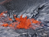 Lava fountain on Erta Ale Photographic Print by Frank Krahmer