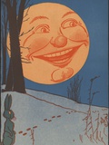 Full moon on Christmas Eve Photographic Print