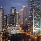 Business district Photographic Print by Tim Hall