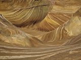 Colorful sandstone layers of The Wave at Coyote Buttes Impressão fotográfica por John and Yva Eastcott And Momatiuk