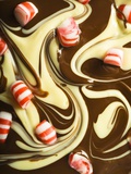 Double chocolate peppermint bark Photographic Print by Mascarucci 