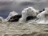 Fierce Lake Superior Waves Pound Minnesota's North Shore Photographic Print by Layne Kennedy