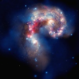 Antennae galaxies Fotografická reprodukce Antennae galaxies Fotografická reprodukce