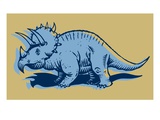 Triceratops Giclee Print by Sabet Brands