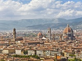 Florence Italy, skyline Photographic Print by David Sailors