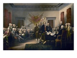 Itsenäisyysjulistus Giclee-vedos tekijänä John Trumbull