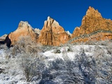Cliffs in Zion National Park Photographic Print by Mark A. Johnson