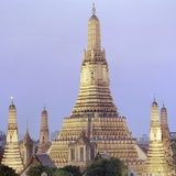 Wat Arun Buddhist temple Photographic Print by Martin Puddy