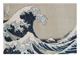 La grande vague de Kanagawa Reproduction procédé giclée par Katsushika Hokusai