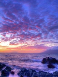 Sunset over beach at Wailea on Maui Photographie par Ron Dahlquist