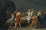 The Death of Socrates Giclee Print by Jacques-Louis David