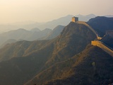 Great Wall winding in the mountain at sunset, Jinshanling, Hebei, China Photographic Print by Keren Su