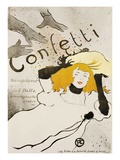 Confeti Lámina fotográfica por Henri de Toulouse-Lautrec Confeti Lámina fotográfica por Henri de Toulouse-Lautrec