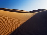 Wind tracks in dunes in the Erg Awbari Photographic Print by Frank Krahmer