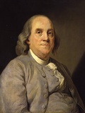 Benjamin Franklin Photographic Print by Joseph Siffred Duplessis