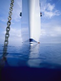 Large Boat Anchored Off Cuba Fotografie-Druck von Onne van der Wal
