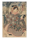 The Courtesan Kashiku Giclee Print by Utagawa Kuniyasu