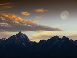Sunset over Teton Range Photographie par Jeff Vanuga