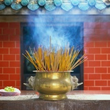 Incense Burning Photographic Print by Reed Kaestner