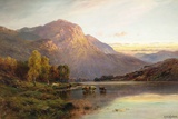 A View of Loch Lomond near Inversnaid, Scotland Giclee Print by Alfred Fontville de Breanski