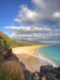 Oneloa Beach in Makena State Park on Maui Photographie par Ron Dahlquist