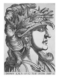 Domitian Caesar Augustus XII, Emperor of Rome Giclee Print by Antonius 