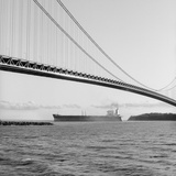 Bridge and Ship Photographic Print by Chip Forelli