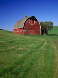 Big Red Barn Photographic Print by Darrell Gulin