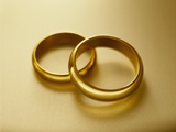 Pair of Wedding Bands Photographic Print by Christopher C Collins