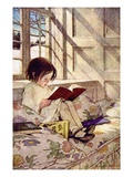 Books In Winter Giclee Print