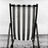 Striped Canvas Deck Chair Photographic Print by Manuela Höfer