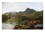Llyn Y Cwm Fflynnon, North Wales Giclee Print by Sidney Richard Percy