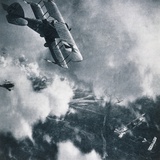 Aerial Combat on the Western Front, WWI Photogravure Photographic Print by Stapleton Collection 