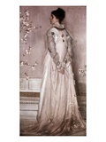Symphony in Flesh Color and Pink: Portrait of Mrs. Frances Leyland Giclee Print by James Abbott McNeill Whistler