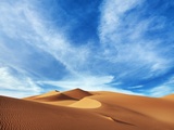 Sand dunes in Erg Admer in Algeria Photographic Print by Frank Krahmer