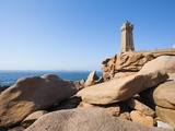 Ploumanach Lighthouse on the Cote de Granit Rose Photographic Print by Frank Lukasseck