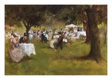 A Summer Garder Party Giclee Print by Albert Chevallier Tayler