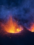Lava erupting from Eyjafjallajokull Photographie