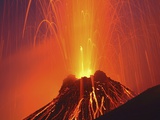 Italy\, Stromboli volcano\, eruptions Photographic Print by Martin Rietze