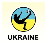 Ukraine Soccer Giclee Print