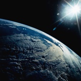 Earth Seen from Space Shuttle Discovery Reprodukcja zdjęcia autor Bettmann Earth Seen from Space Shuttle Discovery Reprodukcja zdjęcia autor Bettmann