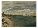 Regatta at Sainte-Adresse Lámina giclée por Claude Monet