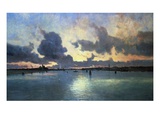Sunset on the Laguna, Venice, Italy Giclee Print by Marie Joseph Iwill