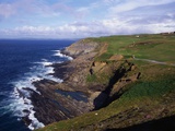 Old Head Golf Club on Coastline Fotografisk trykk av Michael Brennan