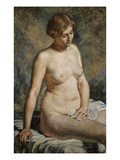 Seated Nude Woman Giclee Print by Theo van Rysselberghe