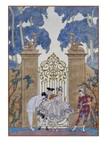 Columbine Giclee Print by Georges Barbier