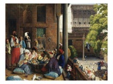 John Frederick Lewis - The Midday Meal, Cairo, Egypt - Giclee Baskı John Frederick Lewis - The Midday Meal, Cairo, Egypt - Giclee Baskı