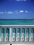 Railing next to the Beach Photographic Print by Macduff Everton