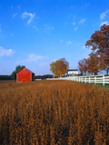 Farm in Autumn Photographic Print by Bruce Burkhardt